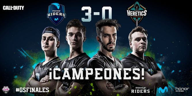 Movistar Riders, campeón de GAME Stadium
