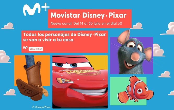 Disney Pixar en Movistar+
