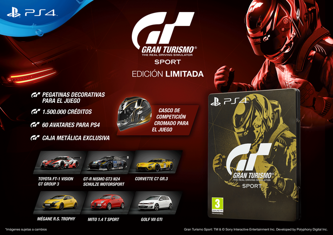 Edición Limitada de Gran Turismo Sport