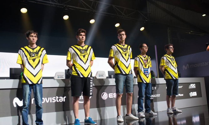 Rayito y el resto de Emonkeyz Storm fueron la sorpresa del torneo / Imagen: ESL