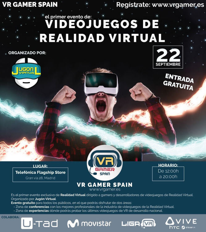 Cartel de VR Gamer Spain